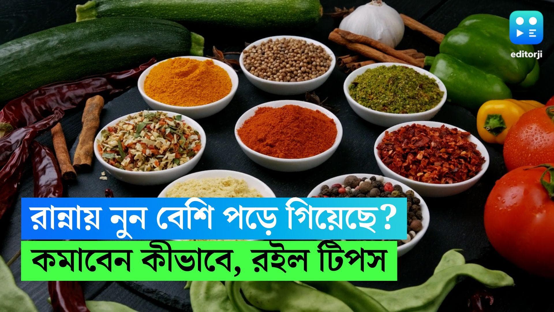 Salt Balance: রান্নায় নুন বেশি পড়ে গিয়েছে? কমাবেন কীভাবে? এডিটরজির  হেঁশেল থেকে রইল টোটকা 