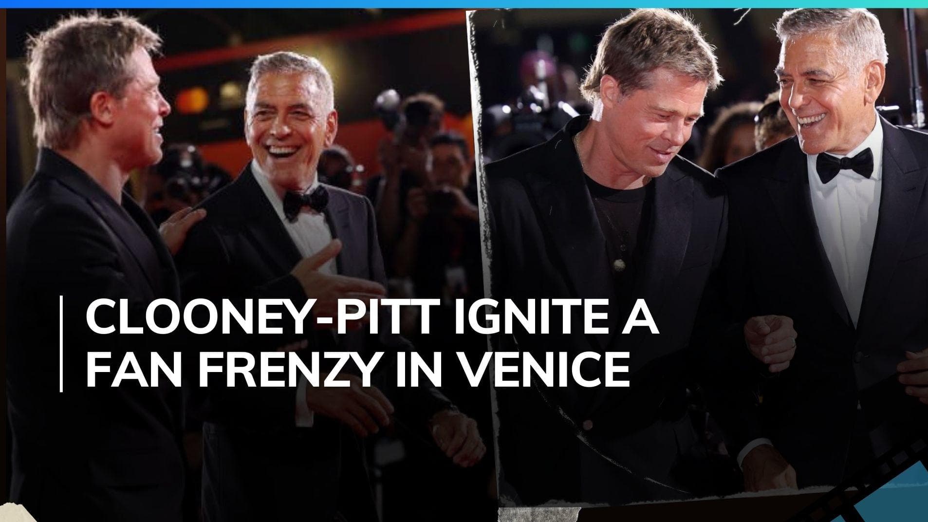 Brad Pitt, George Clooney dance as 'Wolfs' gets 4-minute-long standing ovation during Venice premiere 