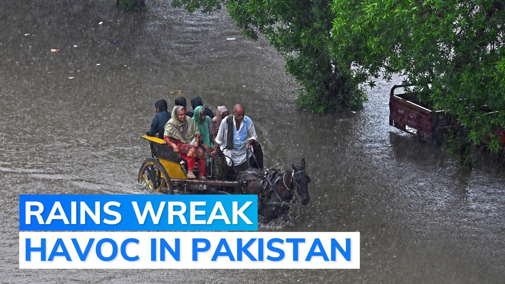 Record-breaking rainfall pounds Pakistan's Punjab province, 11 dead