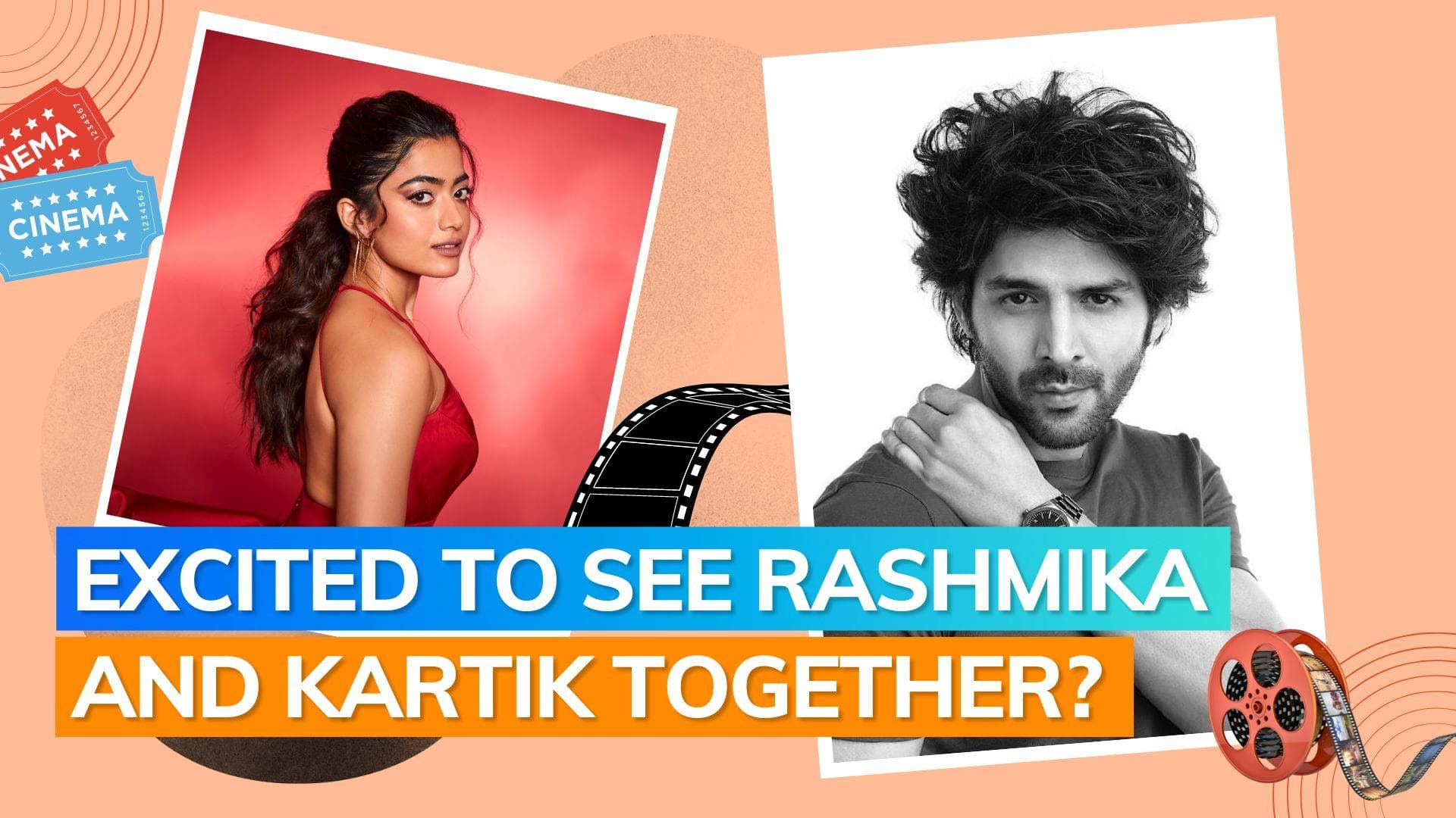 Rashmika Mandanna and Kartik Aaryan to unite for a project? Duo clicked together at Versova jetty 