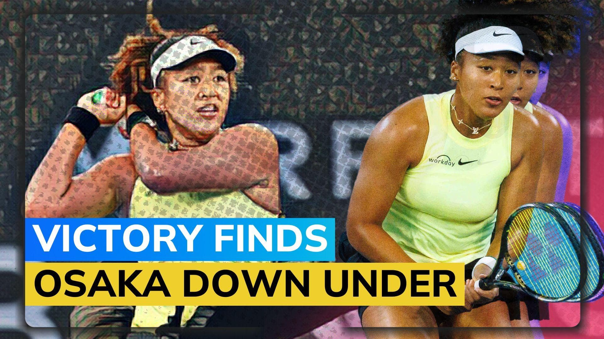 New mom Naomi Osaka makes winning return to tennis | Brisbane International 