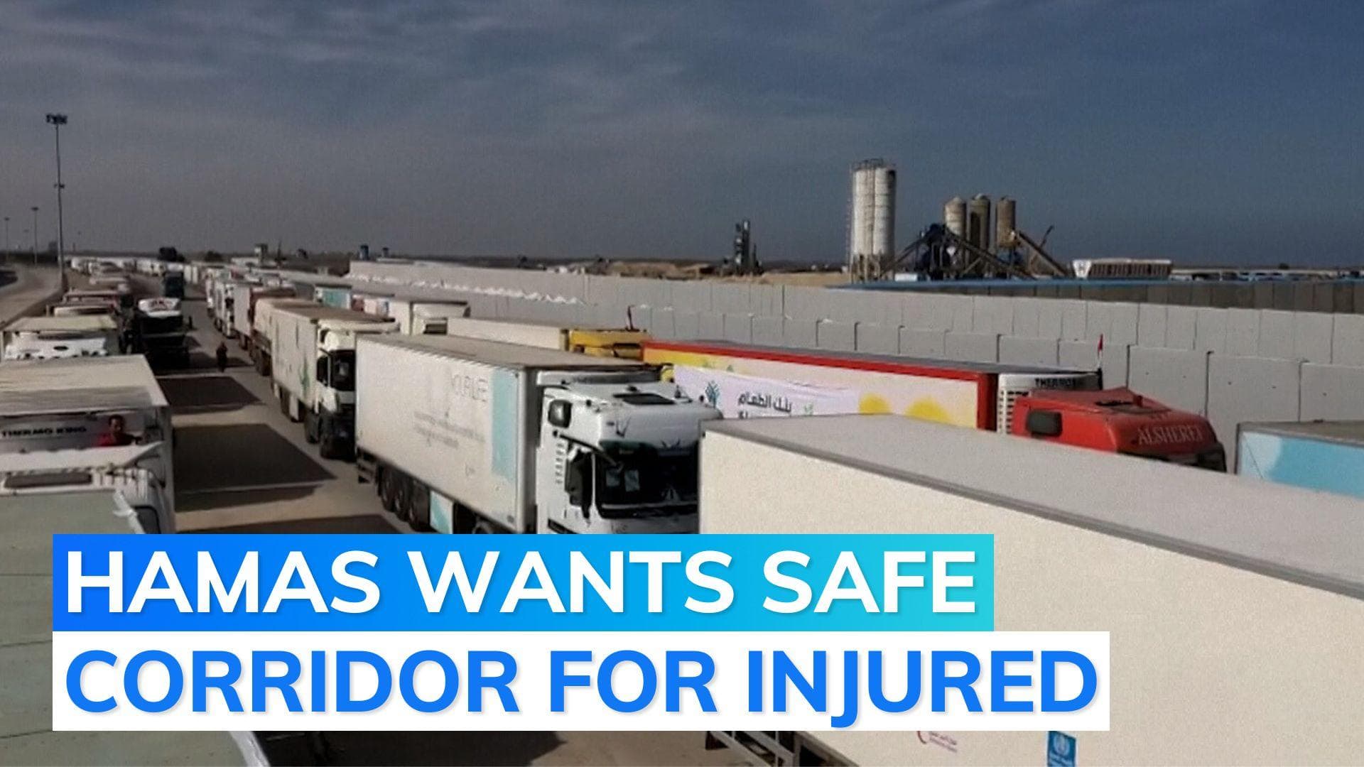 Hamas: 20 trucks of aid not enough to tackle Gaza catastrophe