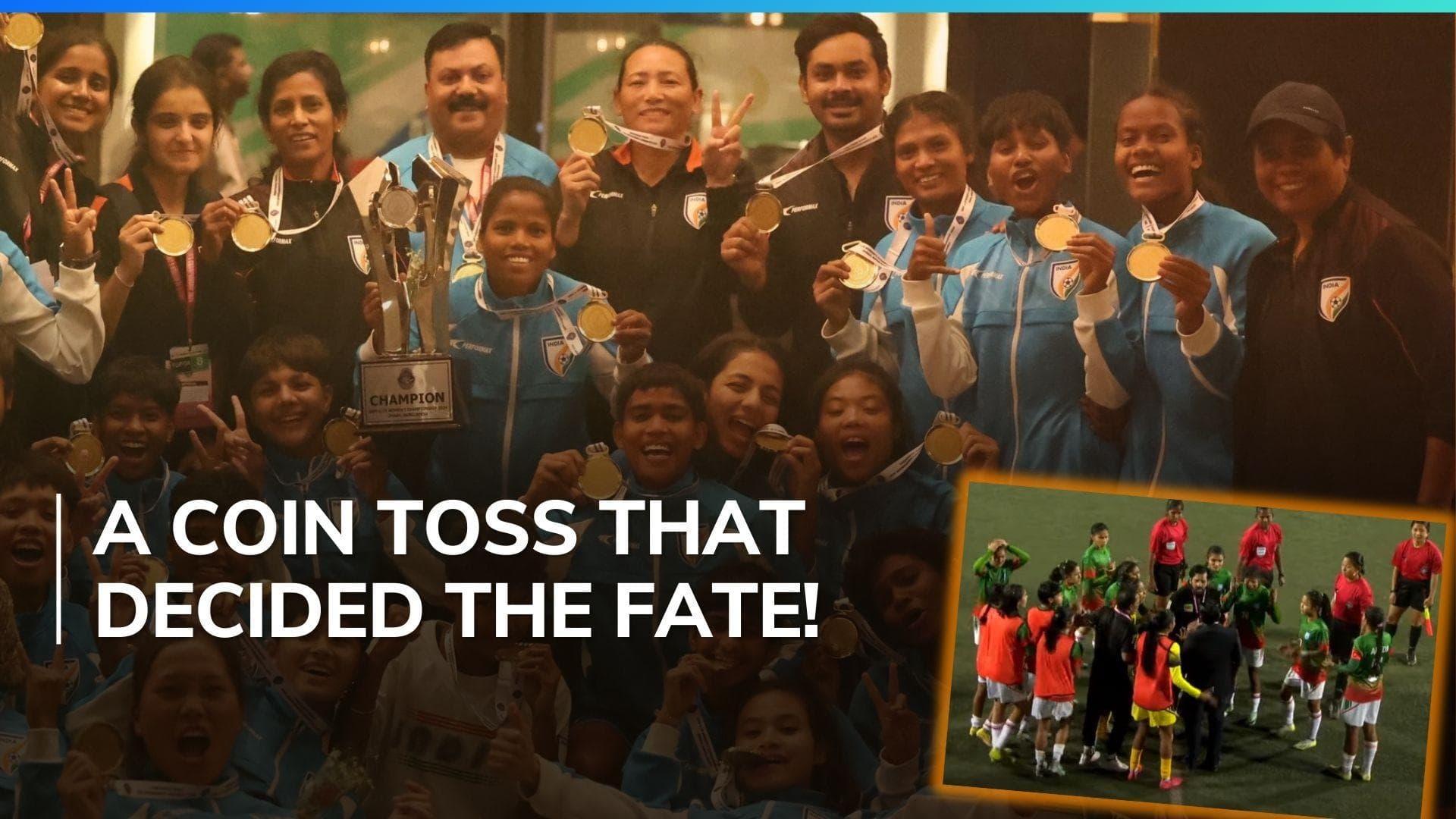 India declared joint winners of SAFF Women's U-19 Championship with Bangladesh 
