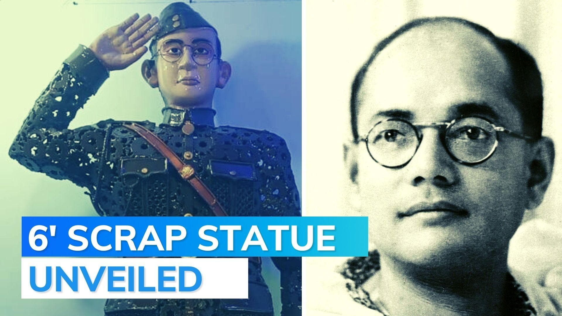 Watch: Netaji’s 'Trash to Treasure' statue made by ITI students