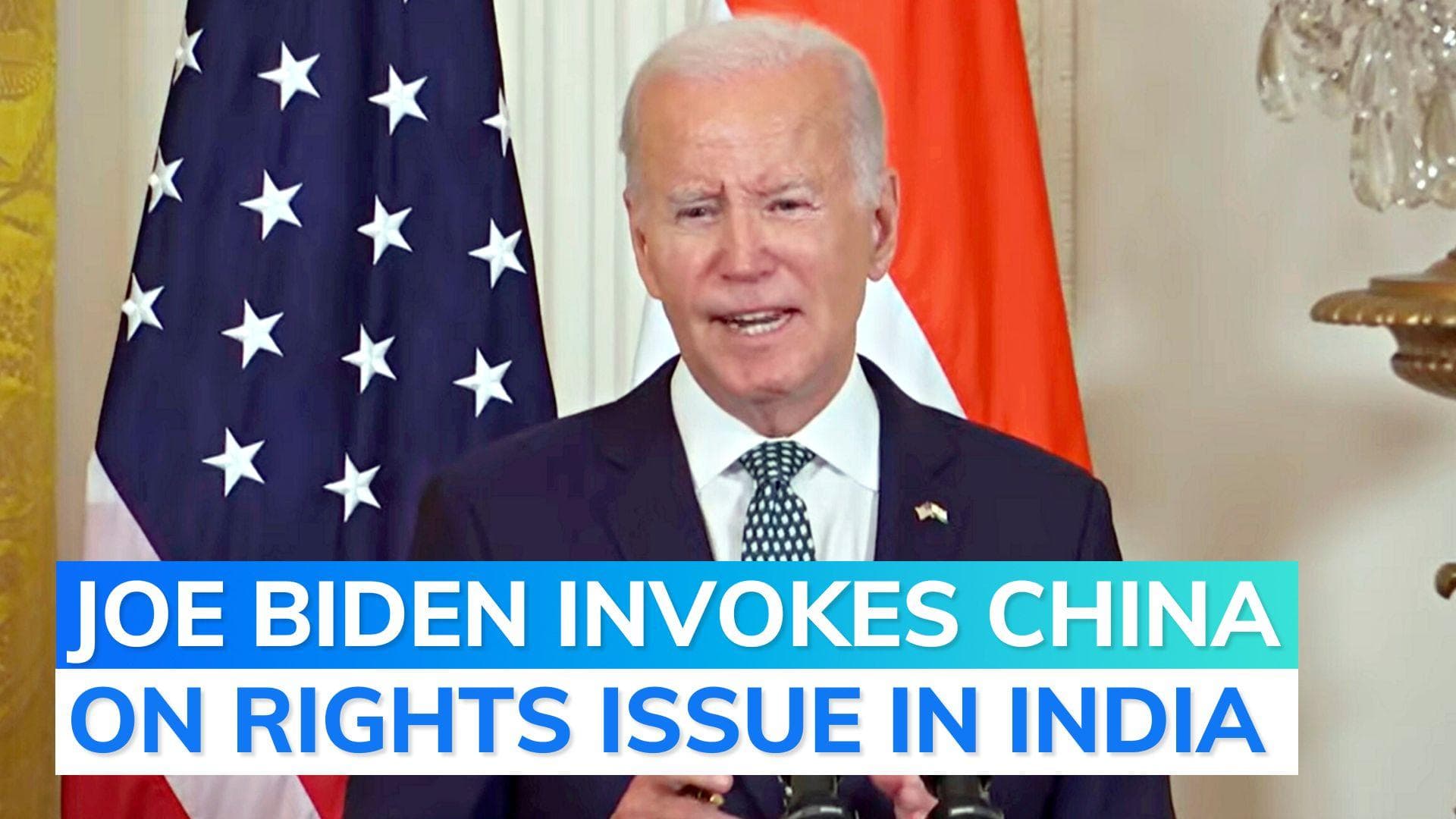 Modi-Biden press conference: Joe Biden says democracy is in DNA of USA & India