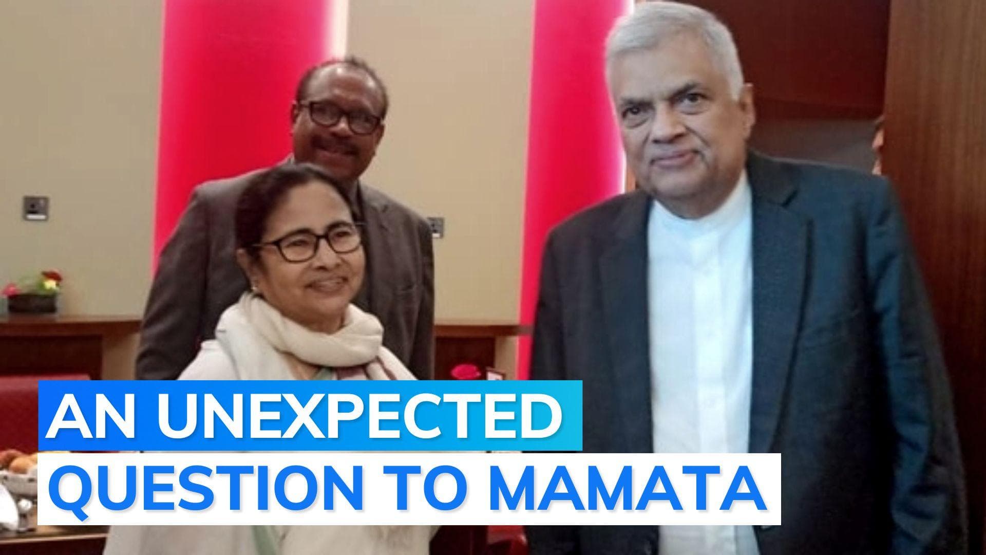 'Will you lead Opposition alliance?': Sri Lankan President asks Mamata Banerjee | Watch