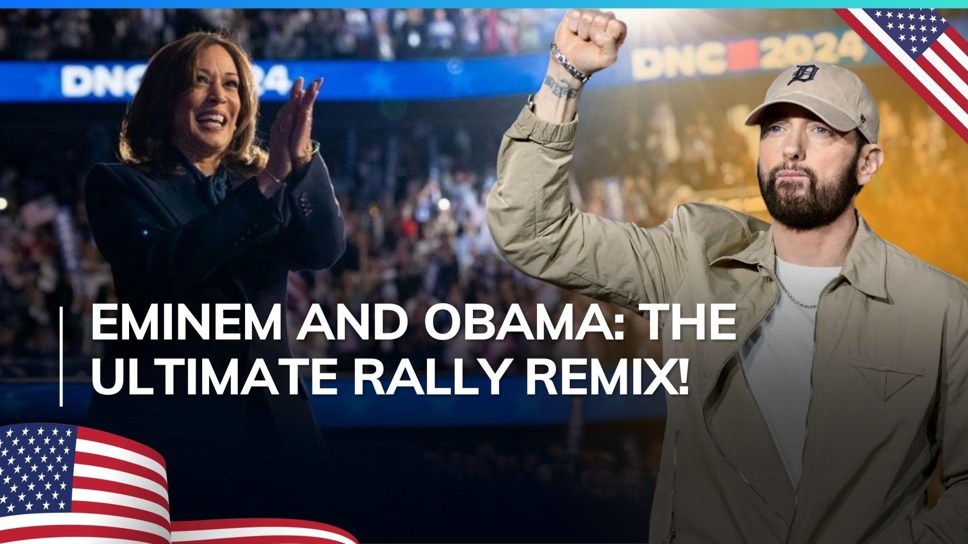 Eminem Drops Beats for Kamala Harris as Obama Raps 'Lose Yourself' at Detroit Rally | Watch 