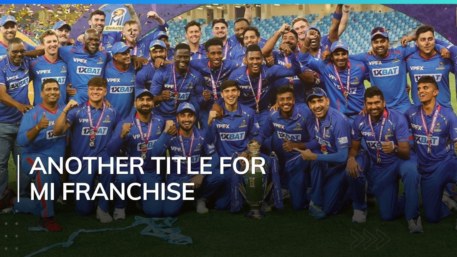 ILT20: MI Emirates registers convincing win over Dubai Capitals to clinch maiden trophy