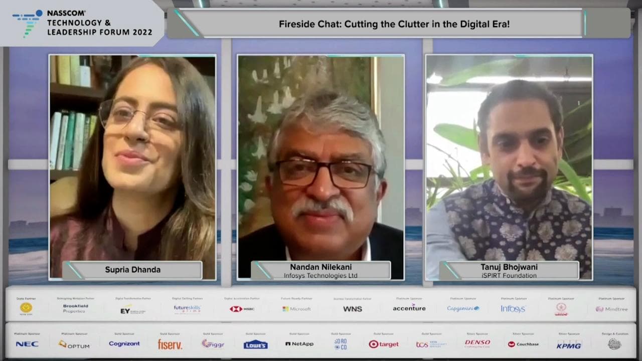 Nasscom Tech & Leadership Forum 2022:  Cut the clutter with Nandan Nilekani