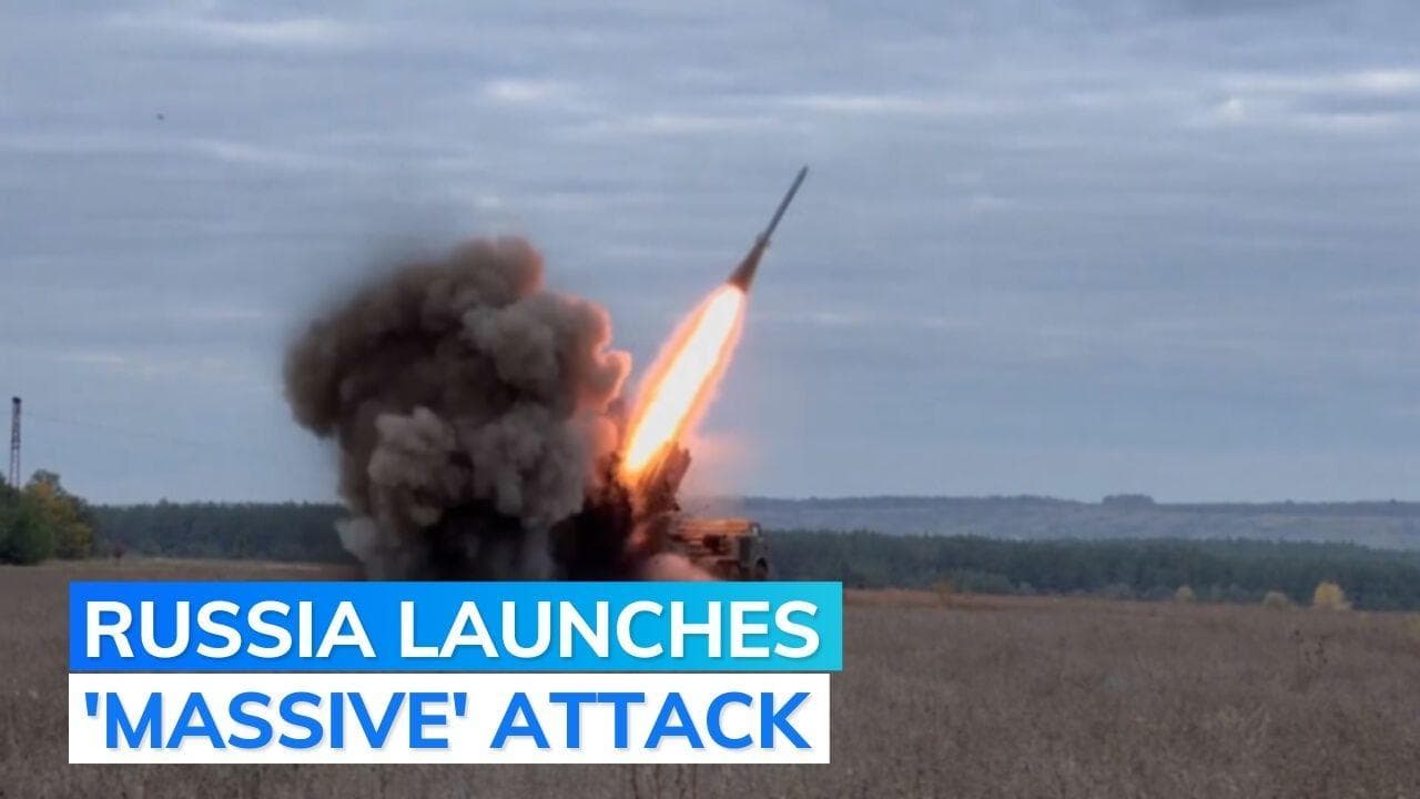 Russia fires more than 120 missiles into Ukraine, casualties reported