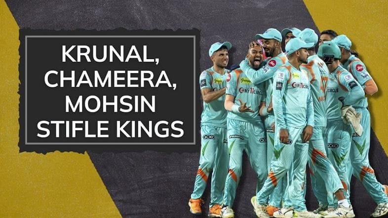 IPL 2022, LSG vs PBKS: Krunal, Chameera star as Lucknow beat Punjab by 20 runs