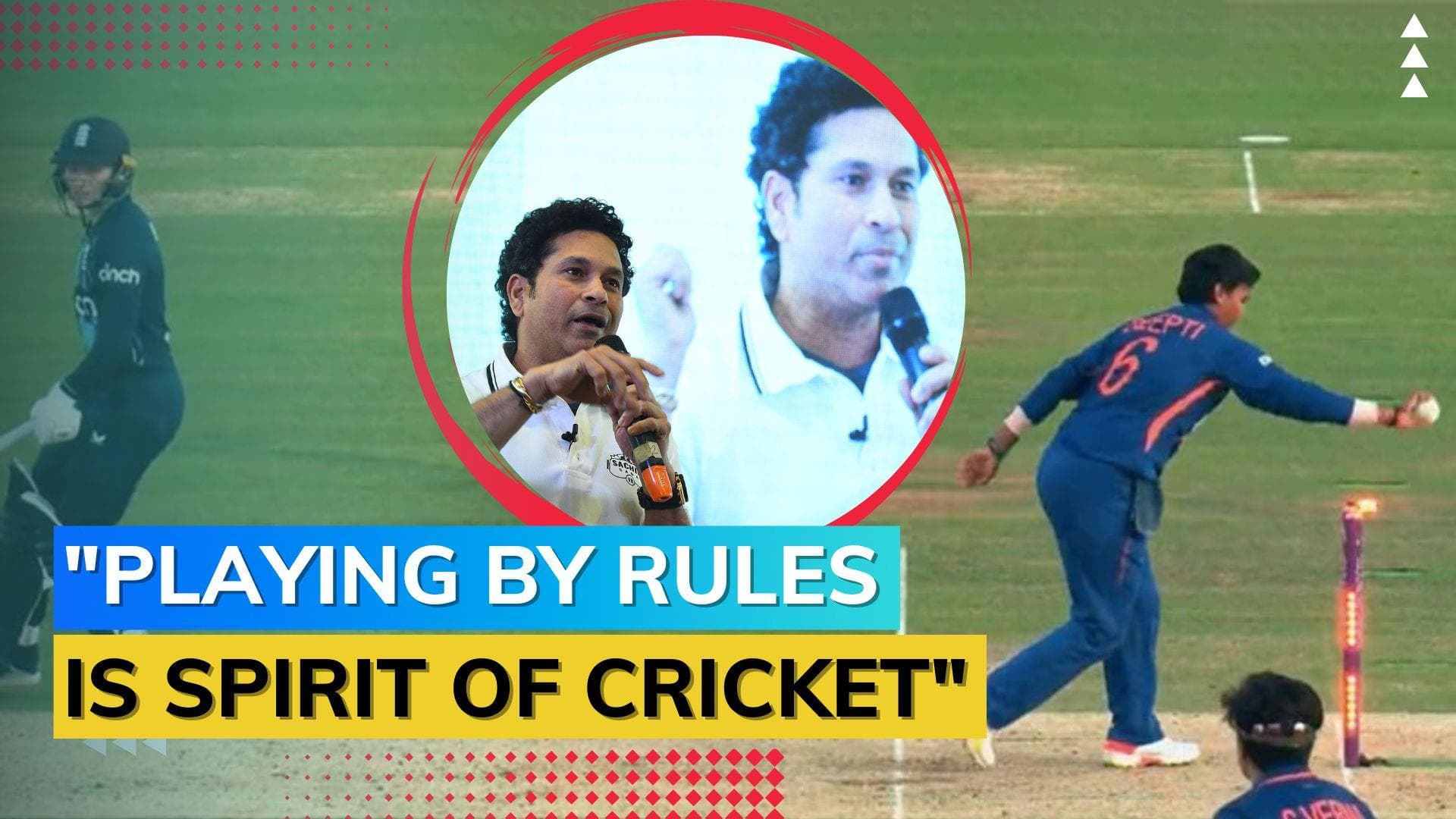 Would Sachin Tendulkar have done a Deepti Sharma? The Master Blaster responds