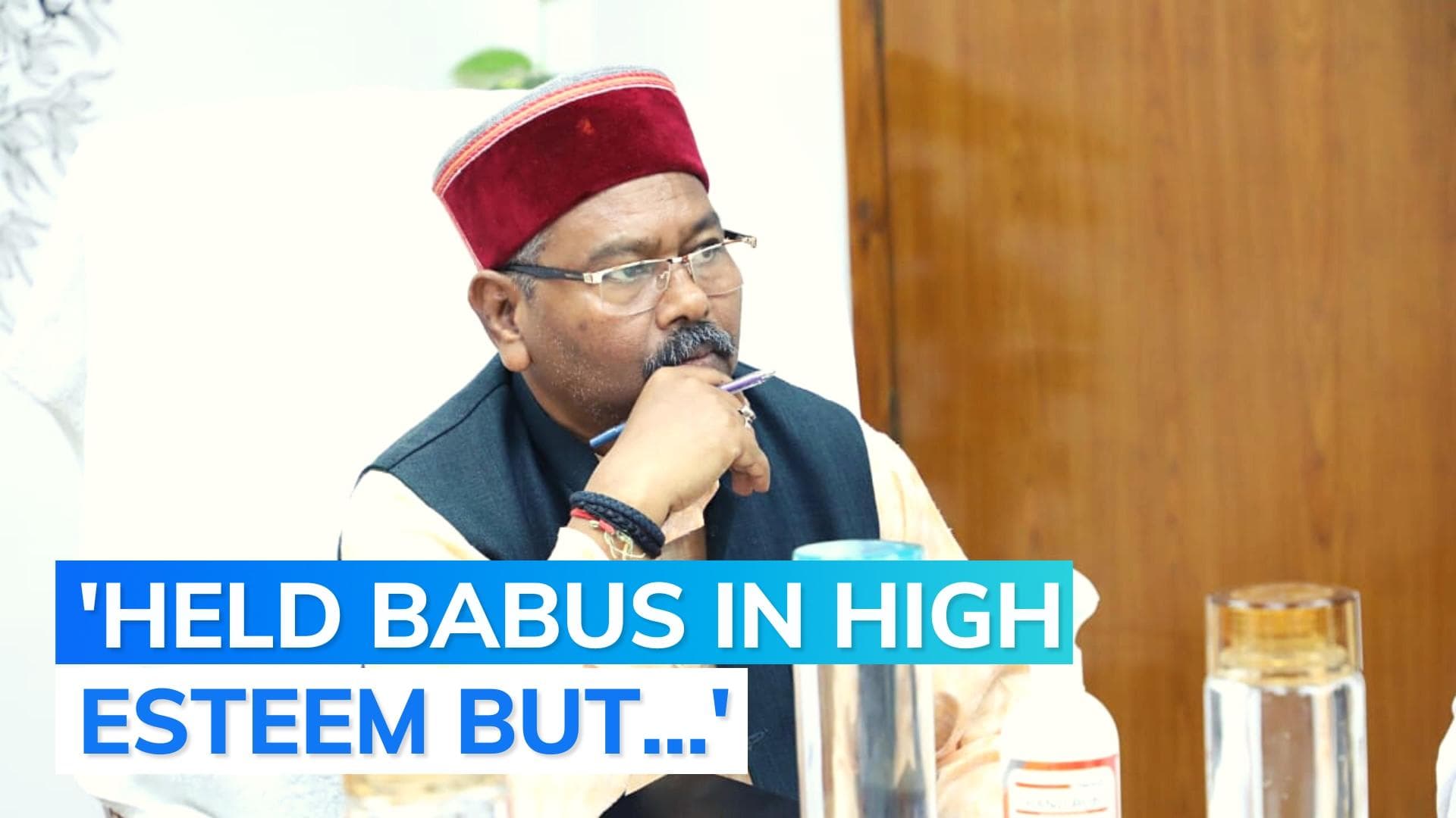 Union minister Bishweswar Tudu stokes controversy as he calls civil servants 'dacoits'