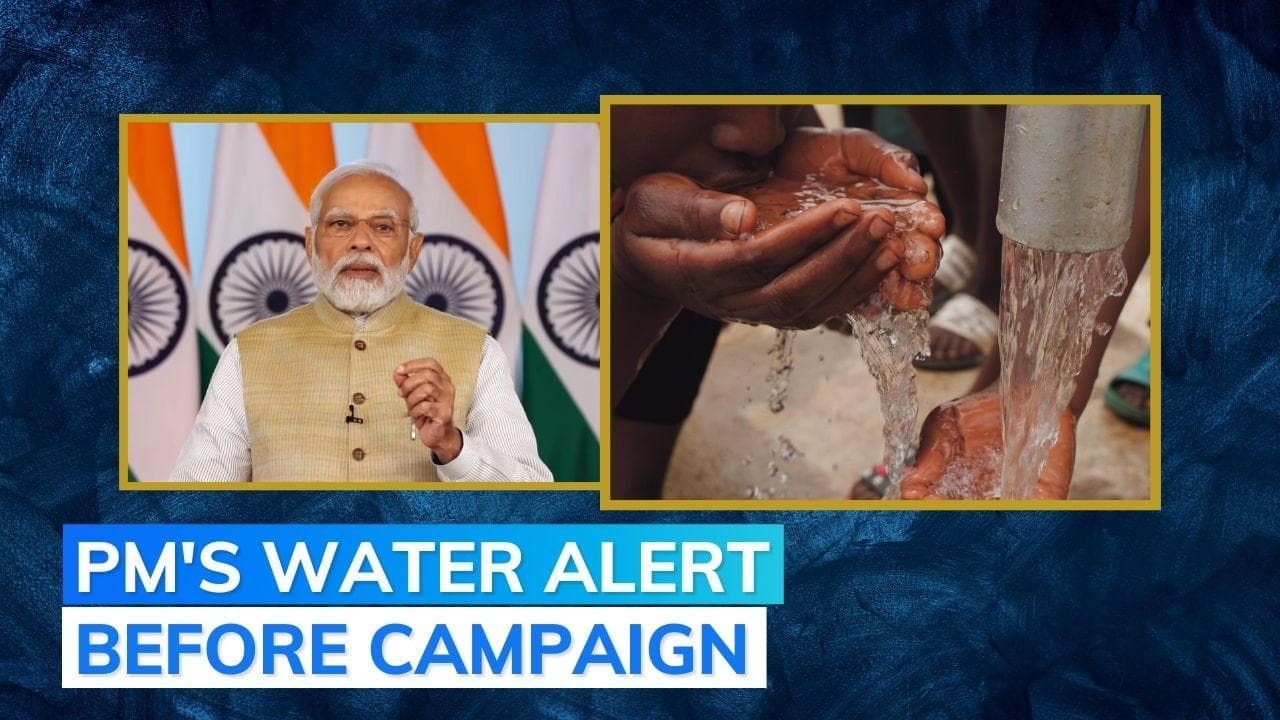 PM Modi flags water scarcity as major concern: this is what he said