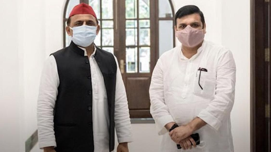 UP Election 2022: AAP and SP talk alliance, Sanjay Singh meets Akhilesh Yadav