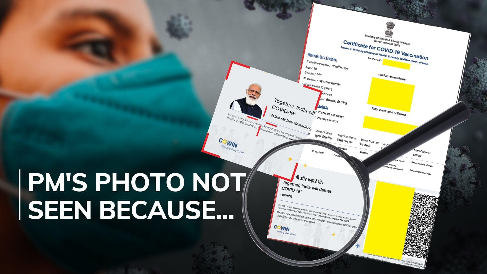 PM Modi's photo from Covid vaccine certificates missing? Health ministry responds 