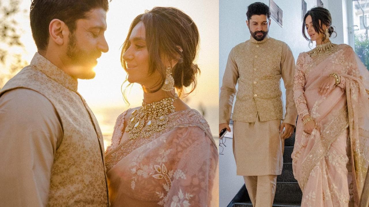 Farhan Akhtar-Shibani Dandekar share sun-kissed pics from their civil wedding 