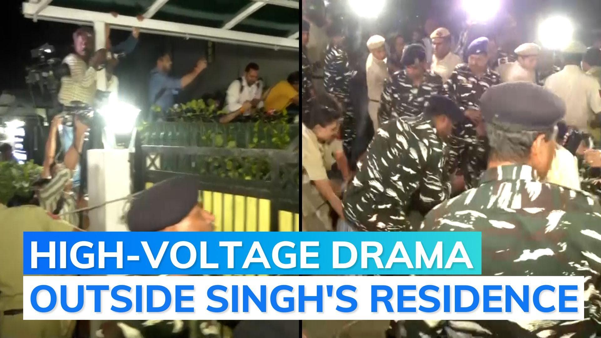 Sanjay Singh arrested: AAP workers clash with security personnel in Delhi