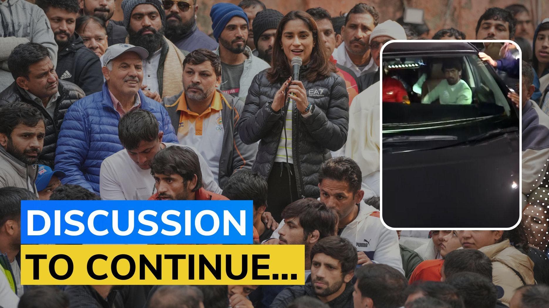 Wrestlers vs Federation: Sports Minister holds 4-hour meeting with protesters