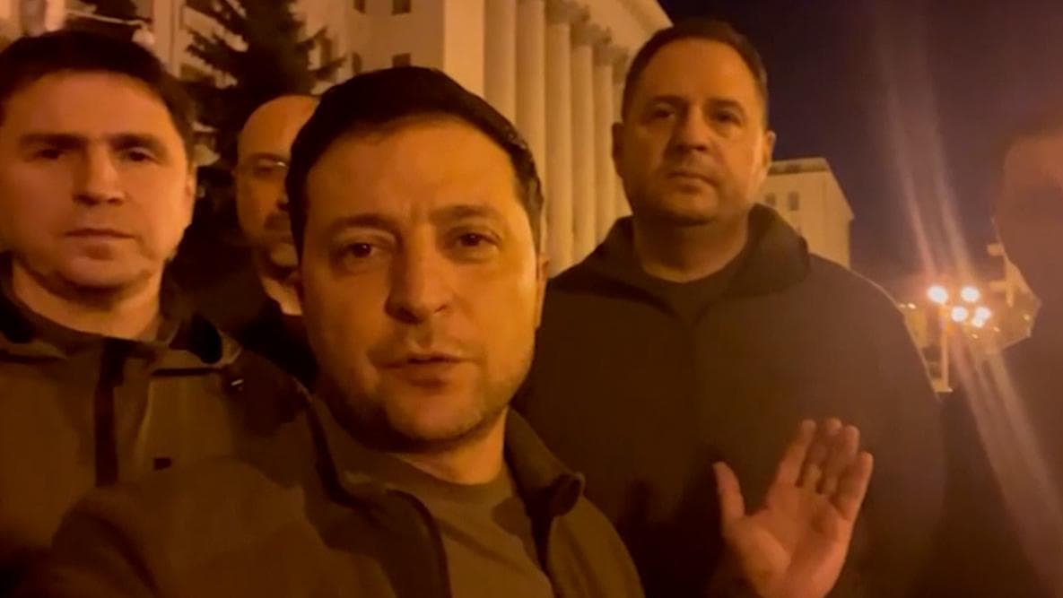 Ukraine President : 'দেশেই আছি...' ভিডিয়ো বার্তা ইউক্রেন প্রেসিডেন্টে জেলেনস্কির