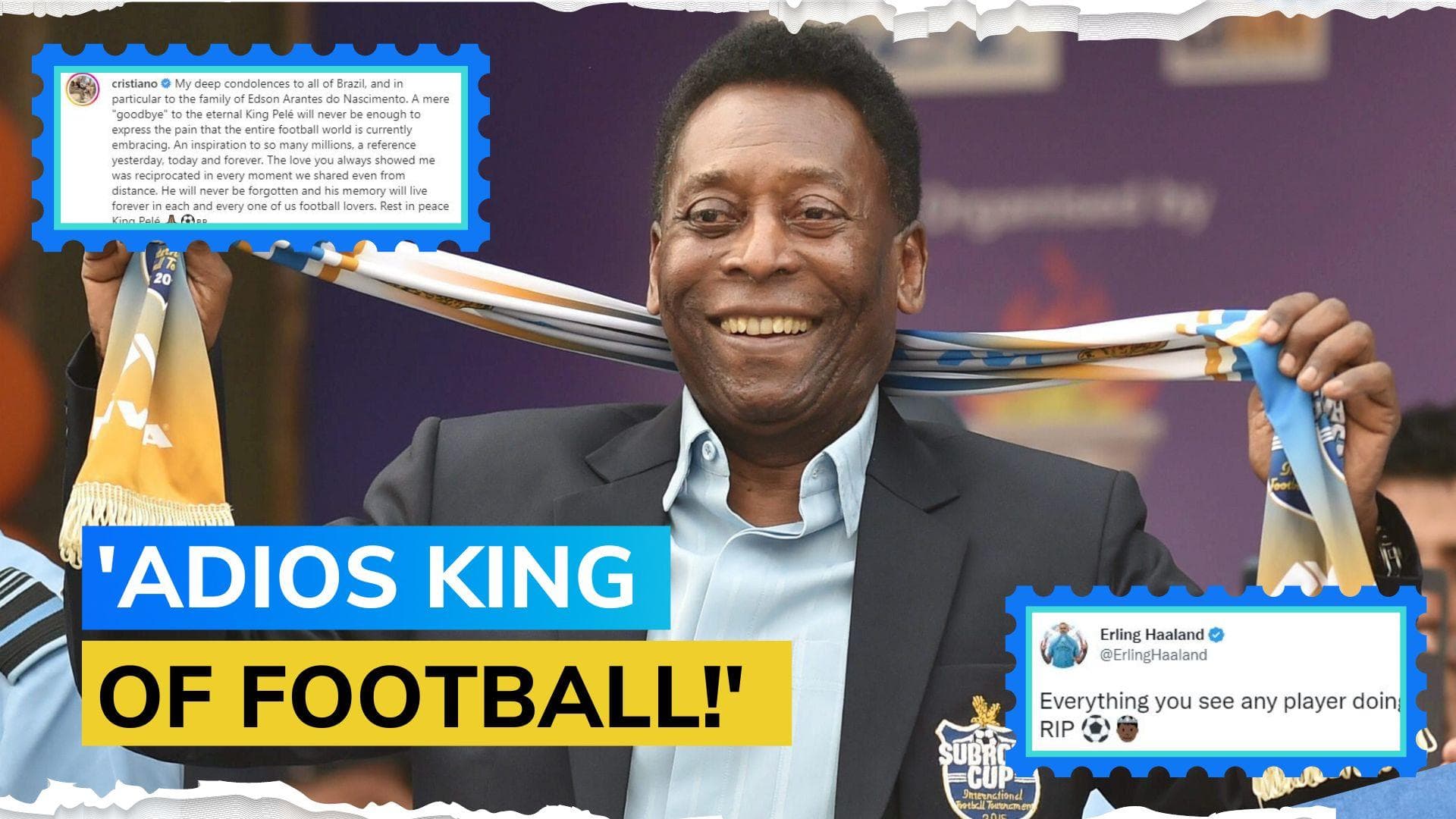 'Pele is eternal...': Tributes pour in as football great passes away at 82