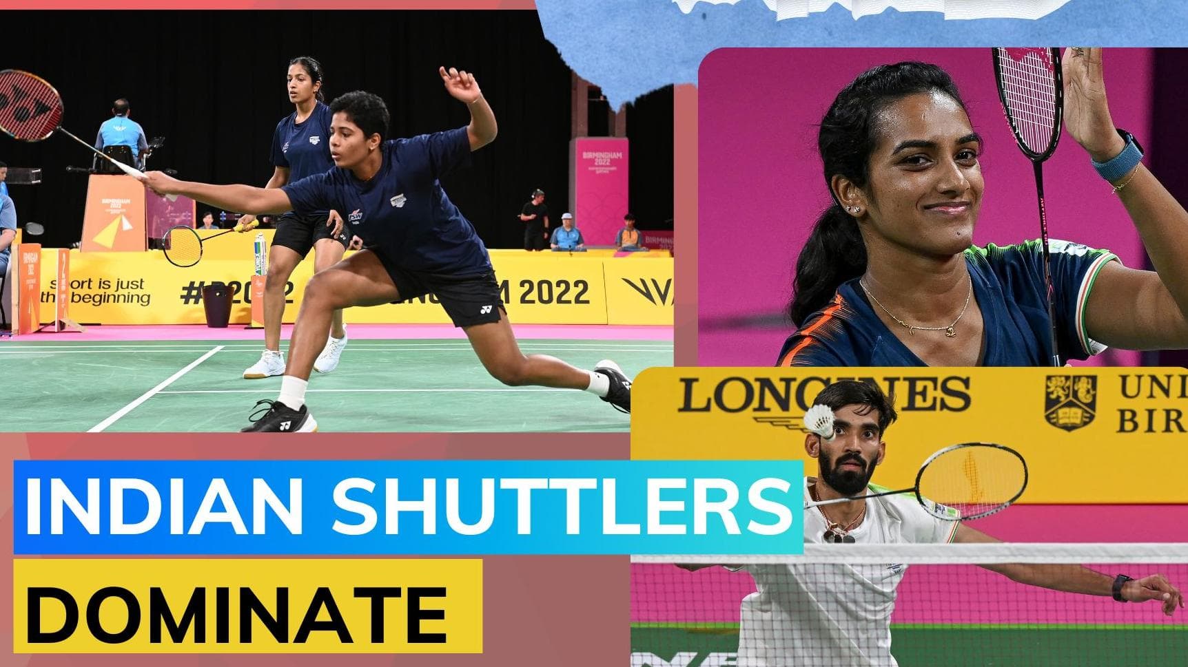 CWG Badminton: PV Sindhu, Kidambi Srikanth, doubles pair of Jolly & Gopichand reach quarter-finals