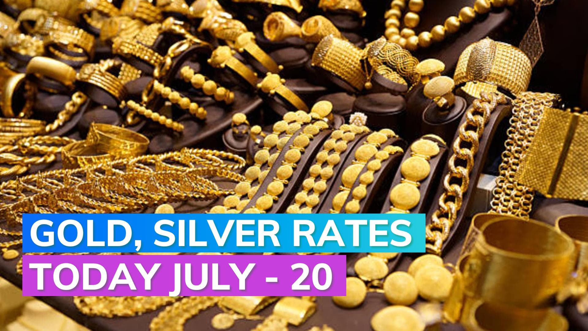Gold, Silver Rates Today 20 July 2023: Check Prices in Mumbai, Delhi, Chennai, Kolkata