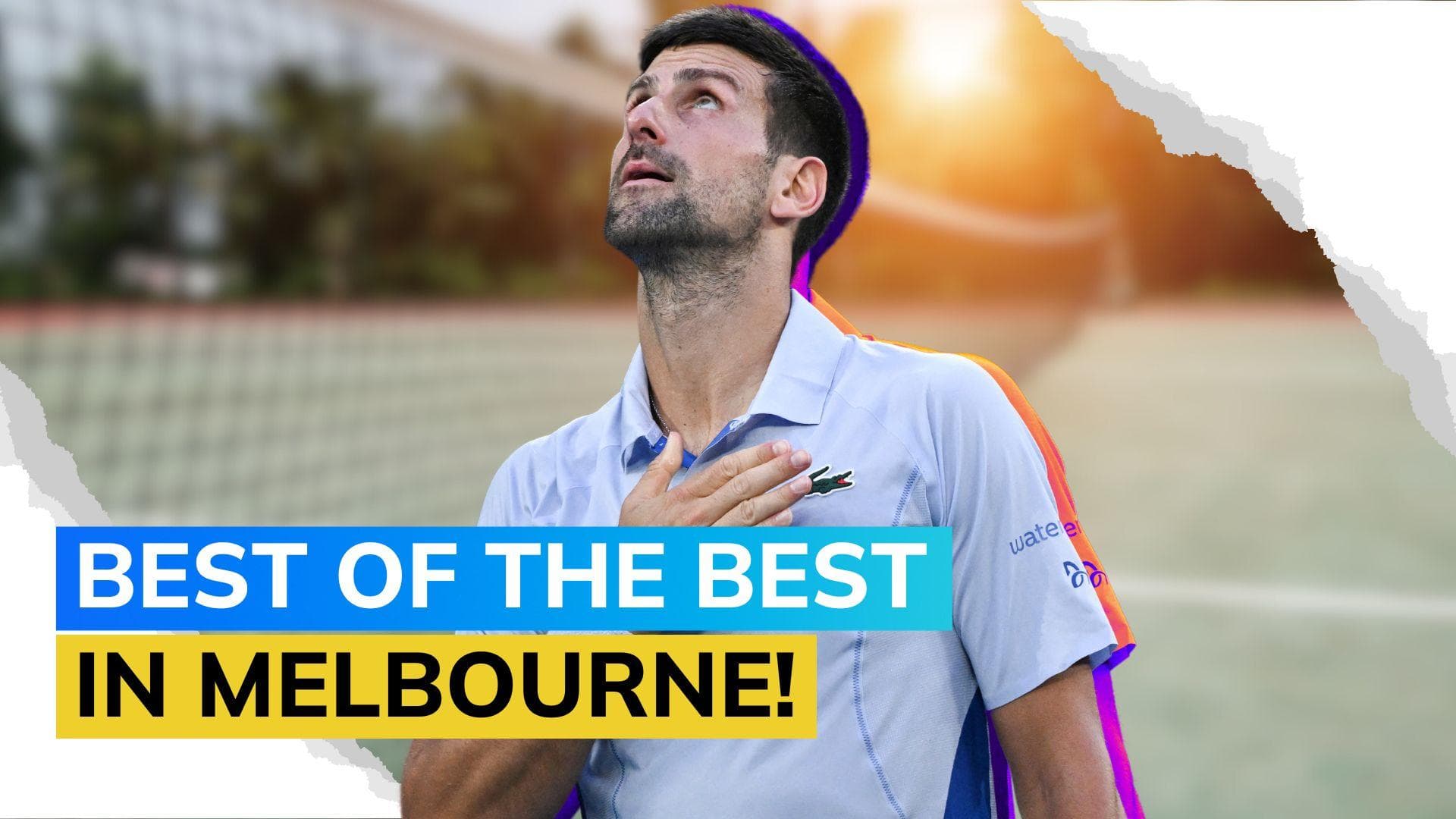 Watch Highlights! Novak Djokovic overcomes Taylor Fritz to enter his 11th Australian Open semifinal