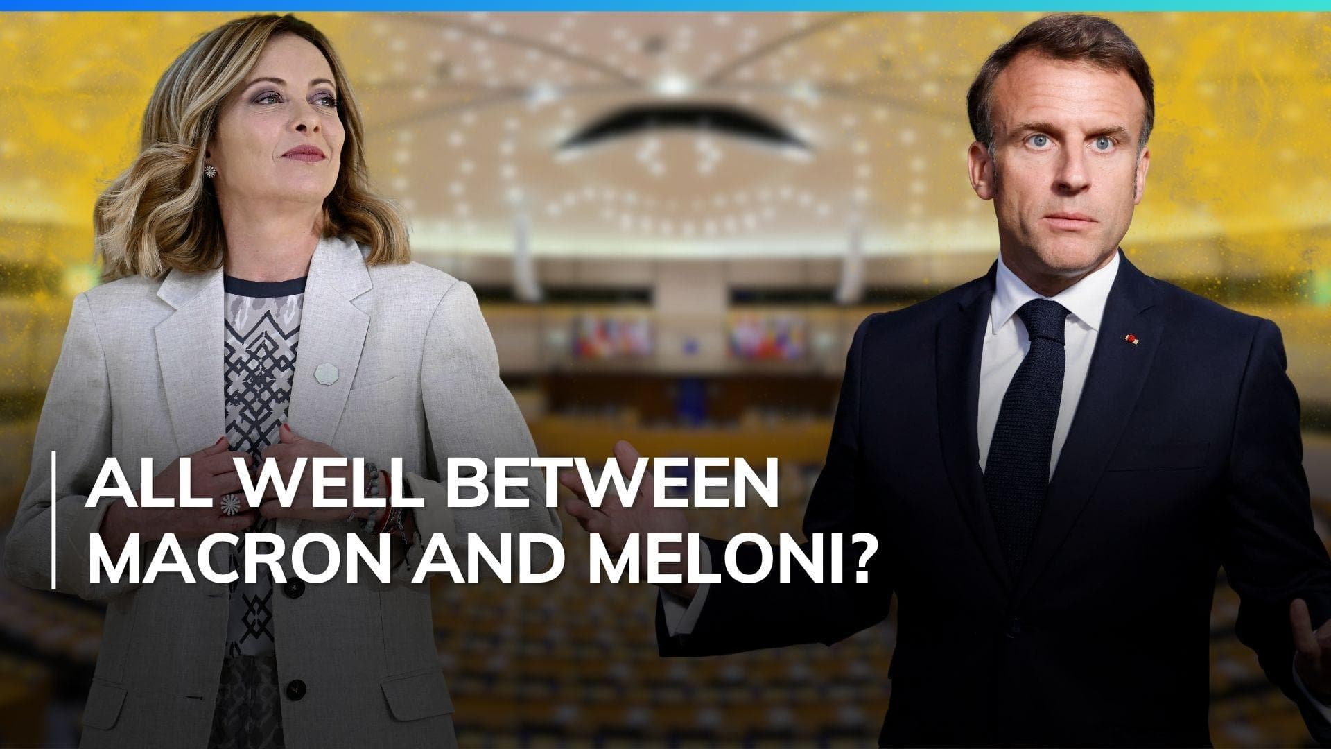 Video of Italian PM Giorgia Meloni's 'cold stare' at Macron goes viral 
