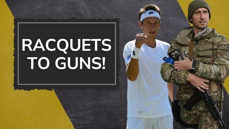 Story of great grit and determination: When ex-Ukrainian tennis player takes up weapons against Russia