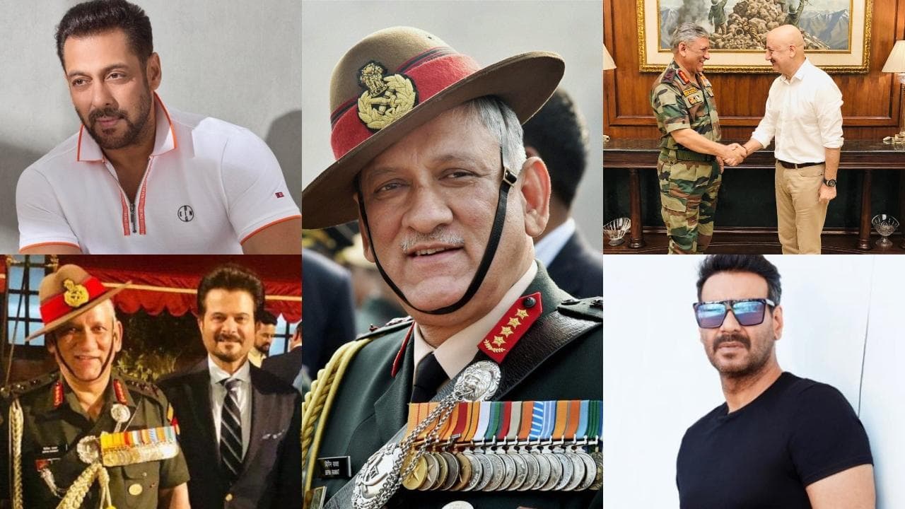  CDS Bipin Rawat के निधन से शोक में डूबा बॉलीवुड, ट्वीट कर जताया दुख