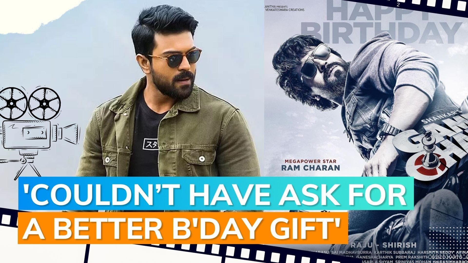 'Game Changer’: First look of Ram Charan out, actor says ‘couldn’t have asked for a better birthday gift’