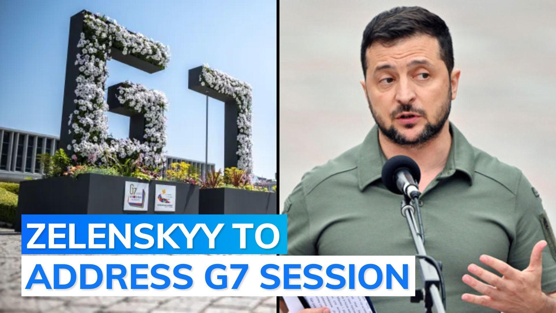  Volodymyr Zelenskyy to attend G7 meeting in Japan