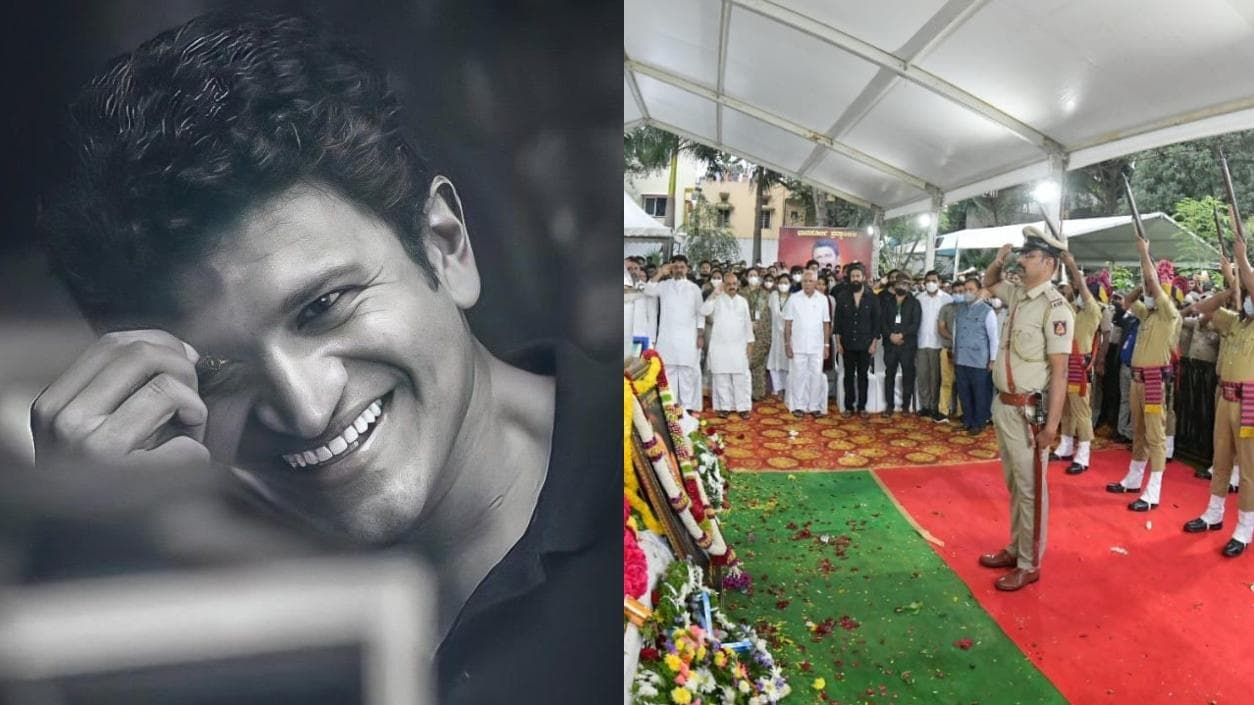 Puneeth Rajkumar laid to rest at the Kanteerava Studio with full state honours