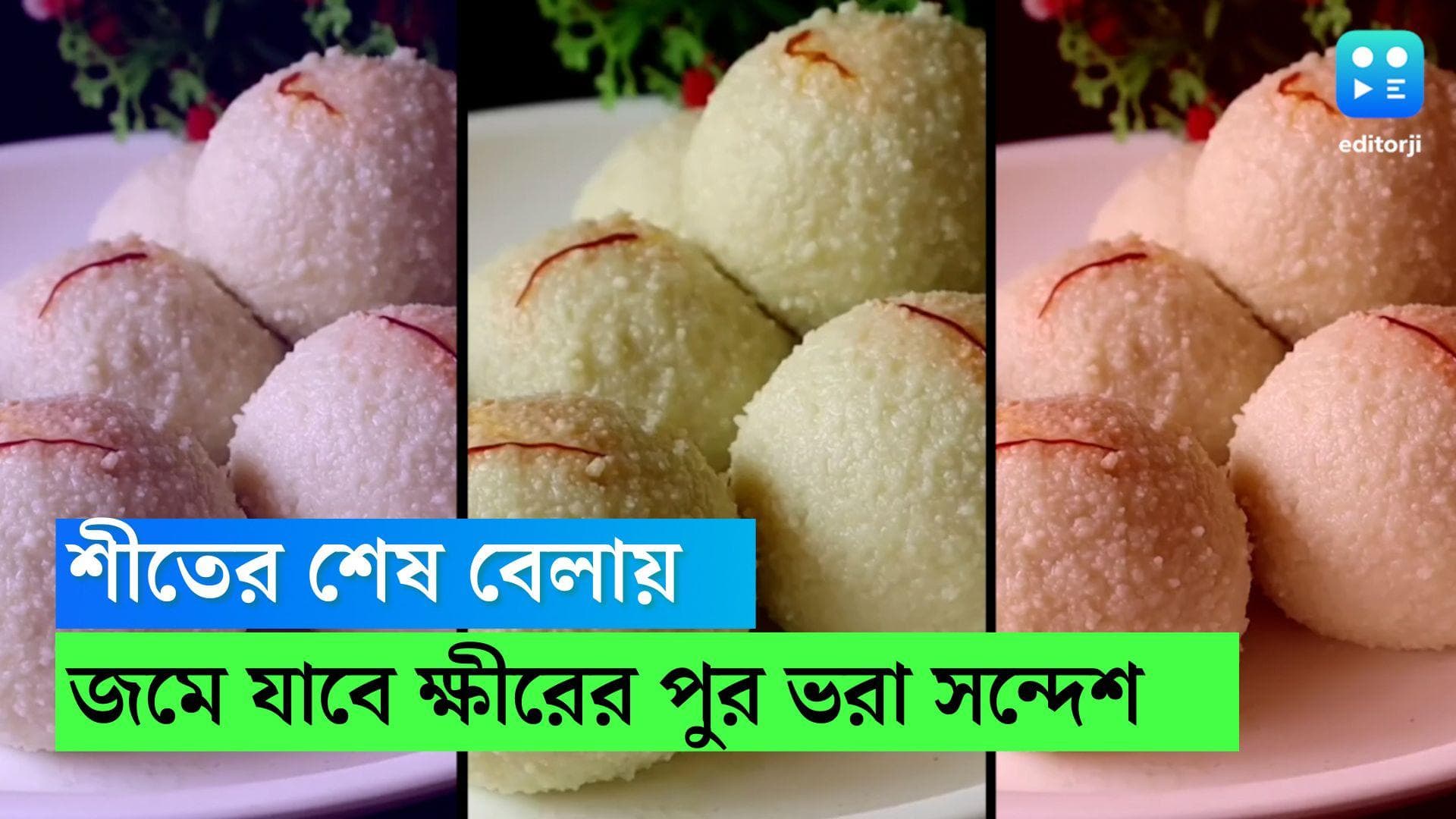 Kheer Chanar Sandesh : শীত যাওয়ার আগে, একটিবার বানিয়ে খান  ক্ষীরের পুর ভরা ছানার সন্দেশ, রইল সহজ রেসিপি 