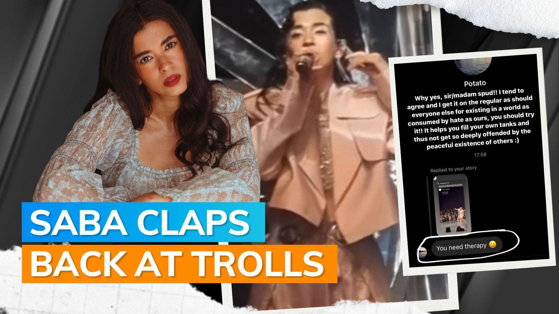 Saba Azad reacts to nasty comments on her dance videos from Lakme Fashion Week: ‘I get it on the regular’