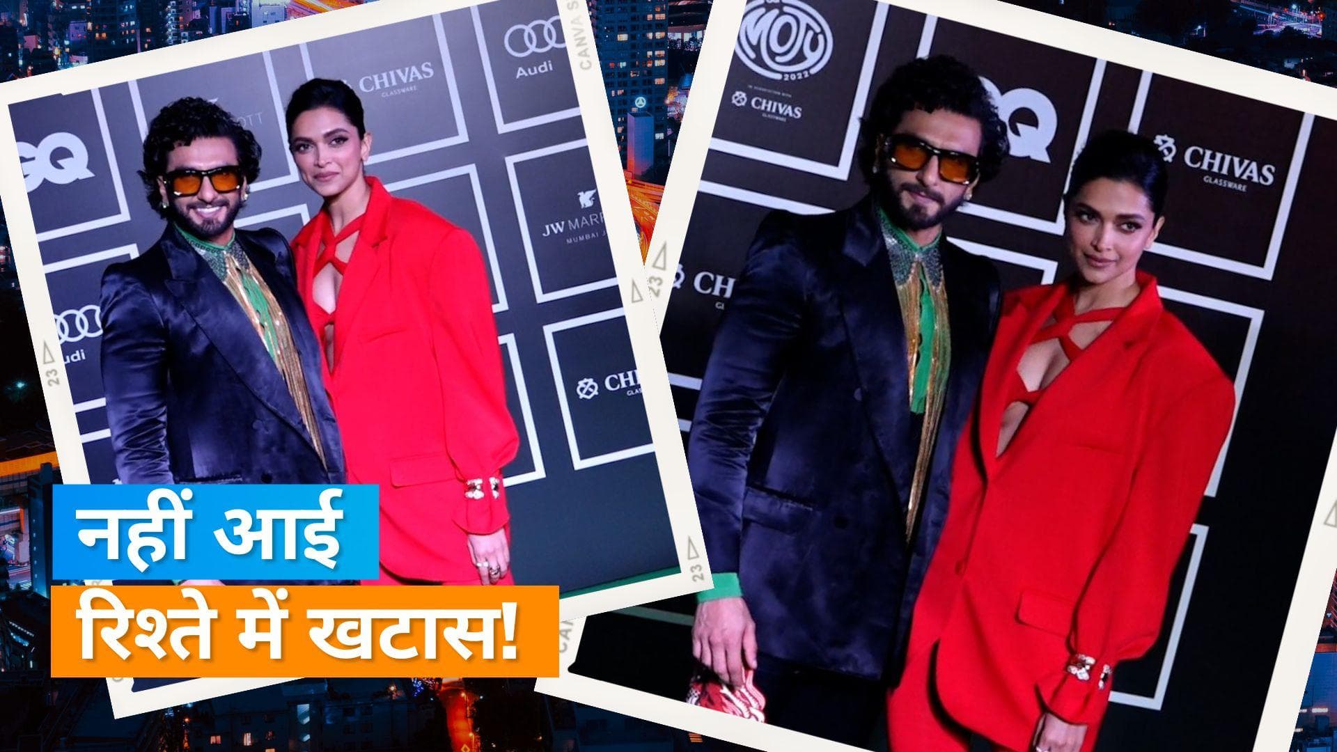 Ranveer और Deepika तलाक की खबरों के बीच पहली बार नजर आए साथ,  GQ Awards मे दिखा अतरंगा अंदाज 