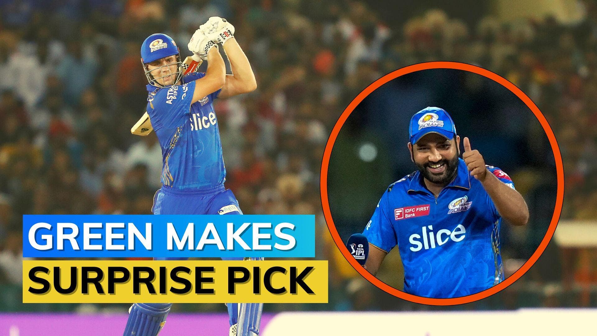 IPL 2023: Cameron Green chooses best team and it's not Mumbai Indians