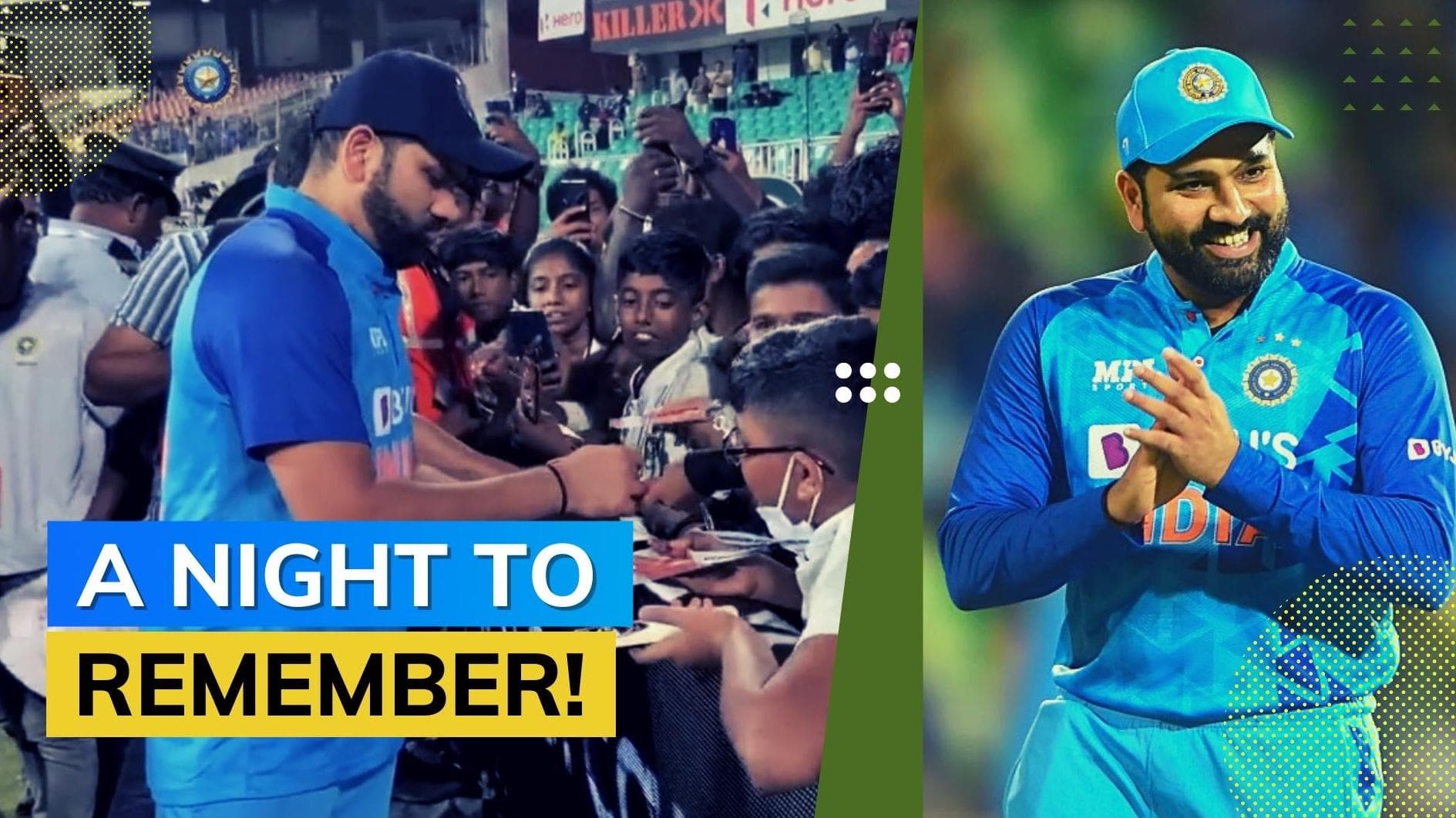 IND vs SA: Watch! Captain Rohit Sharma signs autographs for fans after 1st T20