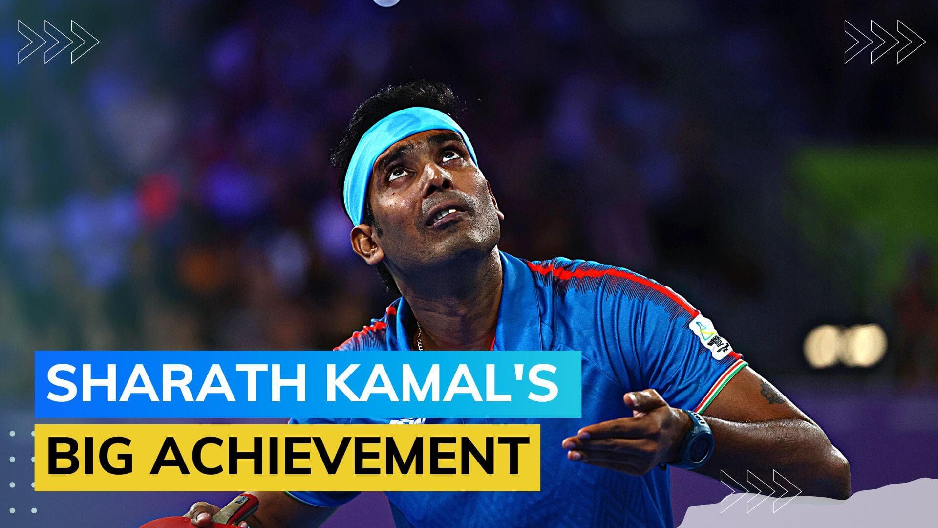 Table Tennis star Sharath Kamal gets rare international recognition