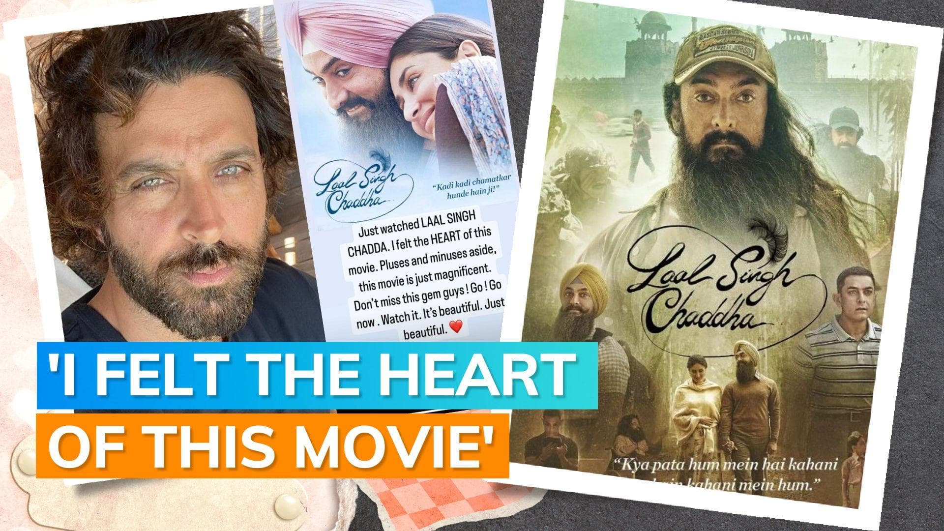 'Laal Singh Chaddha': Hrithik Roshan praises Aamir's film says 'Don’t miss this gem guys!'