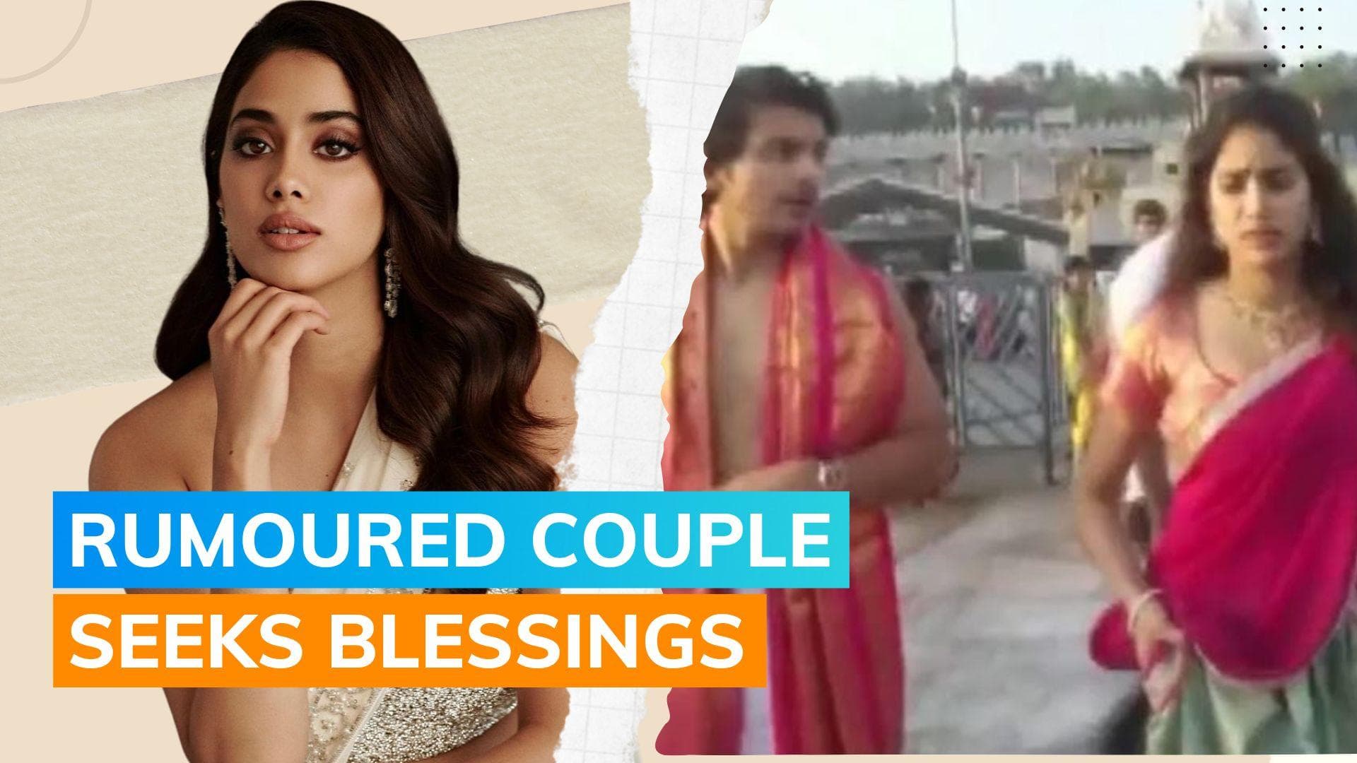 Janhvi Kapoor & rumoured boyfriend Shikhar Pahariya visit Tirupati Balaji Temple: watch