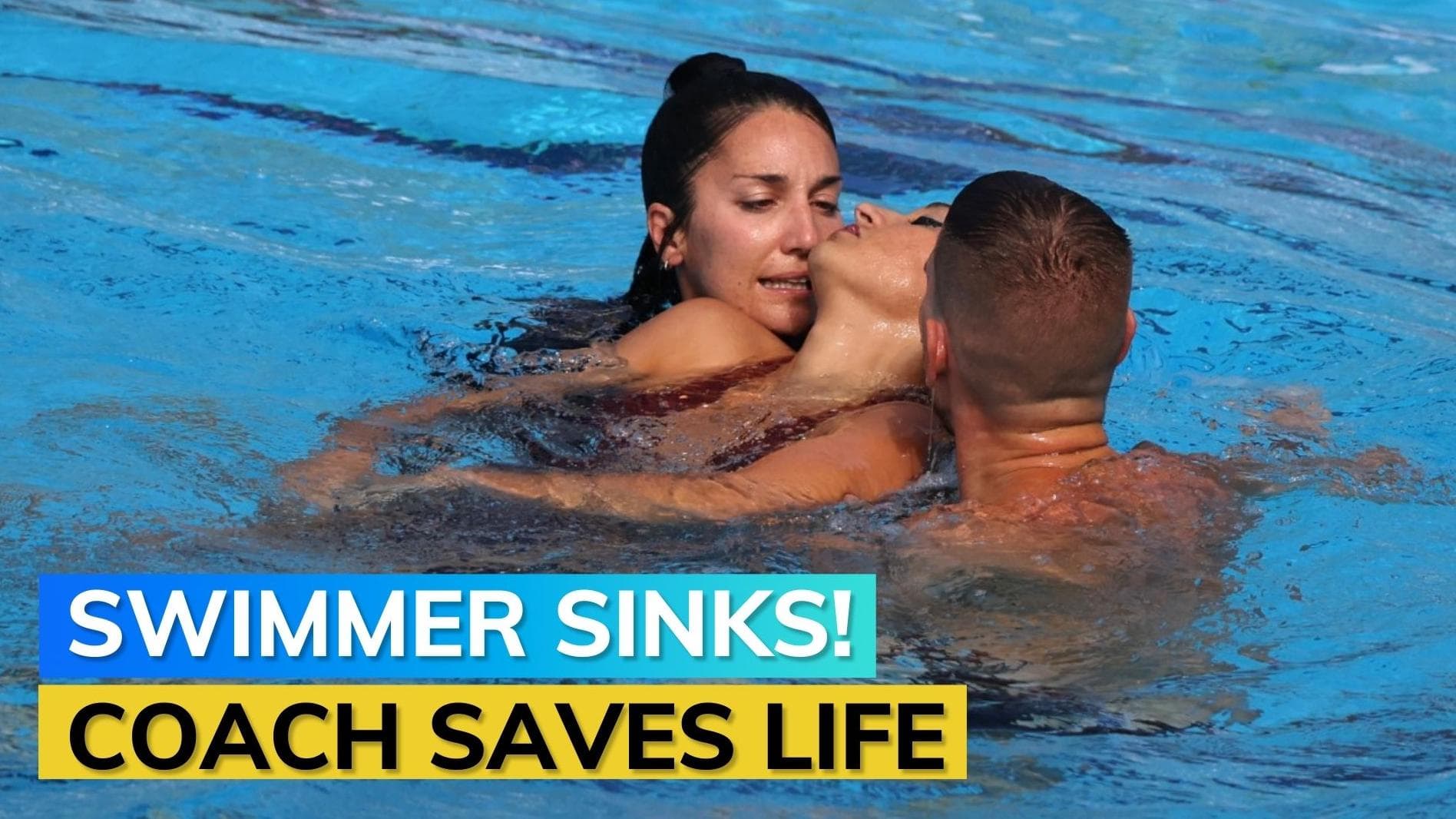 WATCH! US swimmer's dramatic rescue from bottom of pool at World Championships