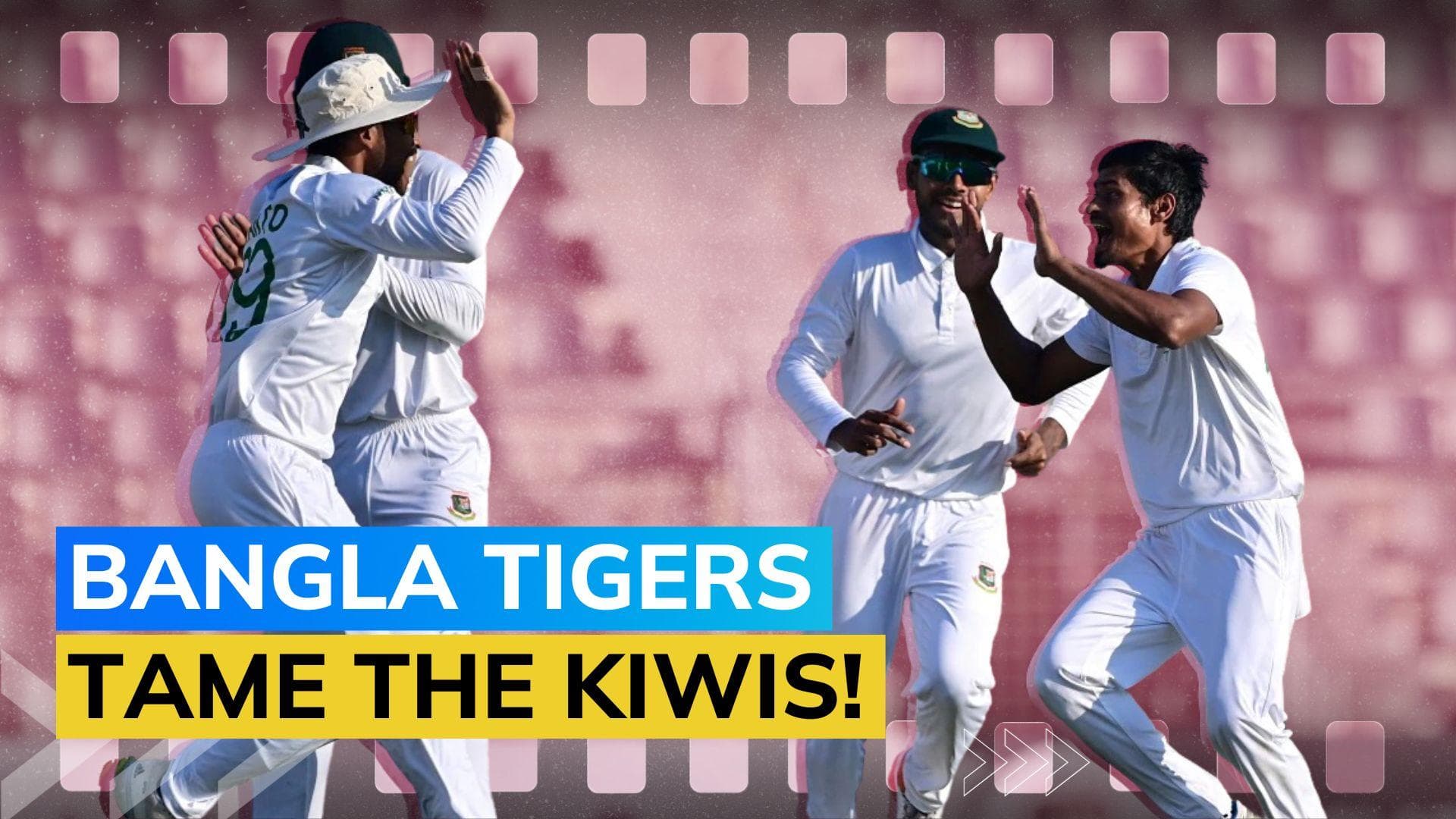 Bangladesh register first Test win over New Zealand at home | BAN vs NZ 1st Test