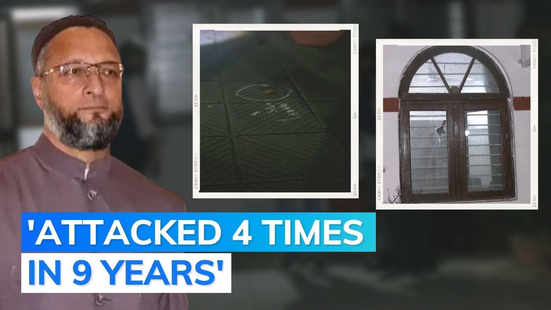 Asaduddin Owaisi's 'house attacked, stones pelted, windows damaged'; complaint filed with Delhi police