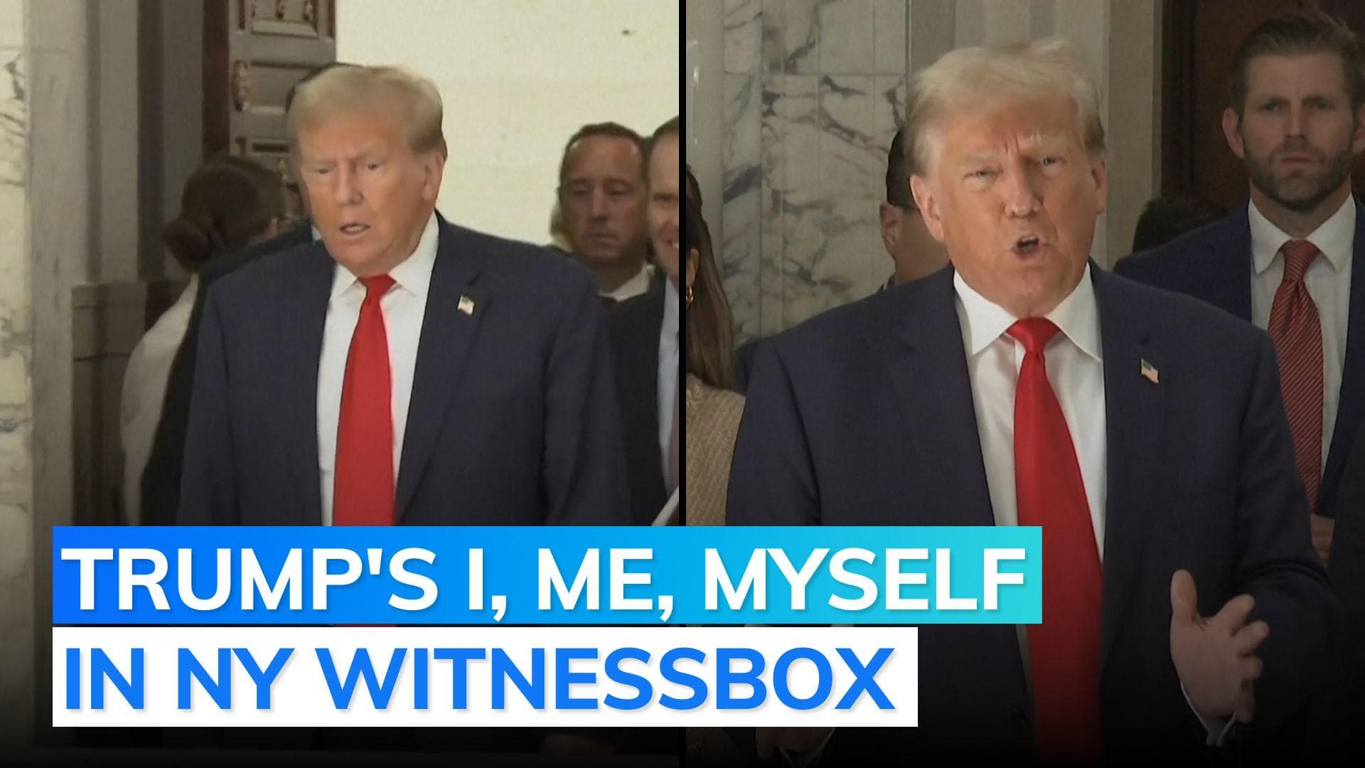 Real estate fraud case: Trump lashes out from the witness stand at New York judge