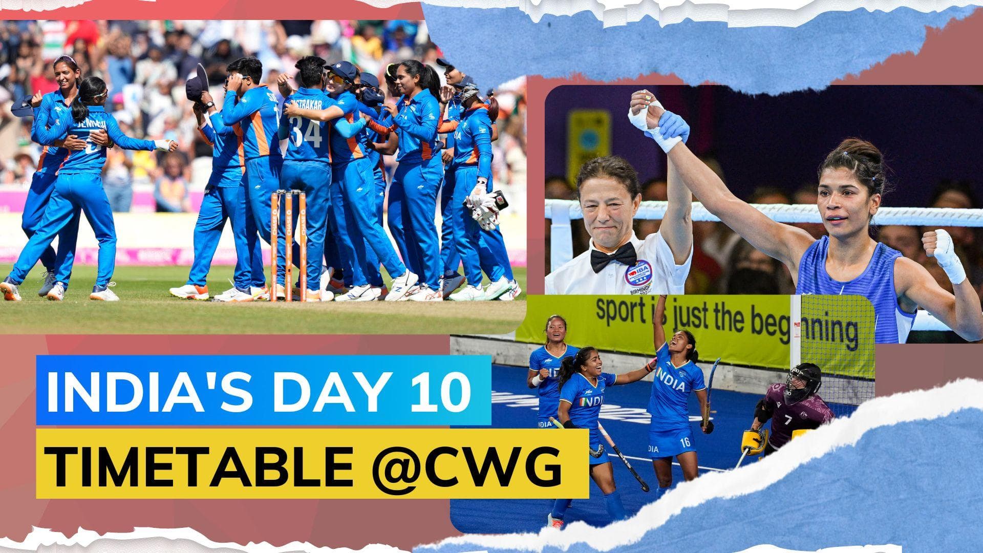 CWG India's Day 10 full schedule: IND vs AUS cricket, Hockey Bronze, Boxing Gold Silver match on August 7