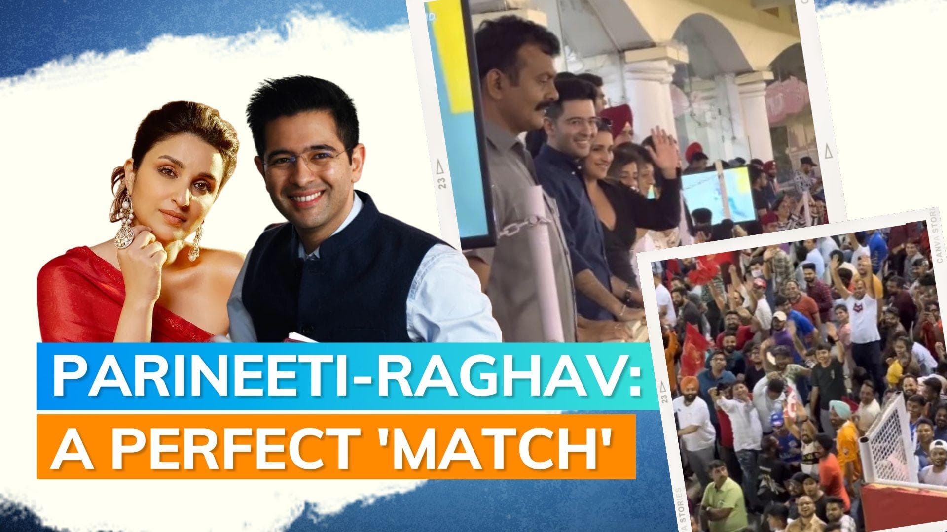 Parineeti Chopra and Raghav Chadha watch PBKS and MI IPL match in Mohali; 'bhabhi' chants go viral