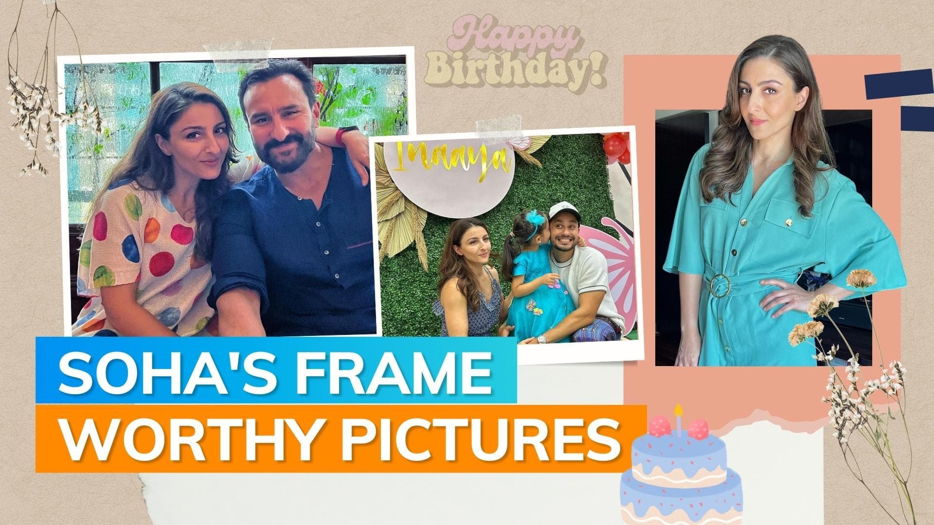 Happy Birthday, Soha Ali Khan: Here is a glimpse of the actor’s precious family moments 