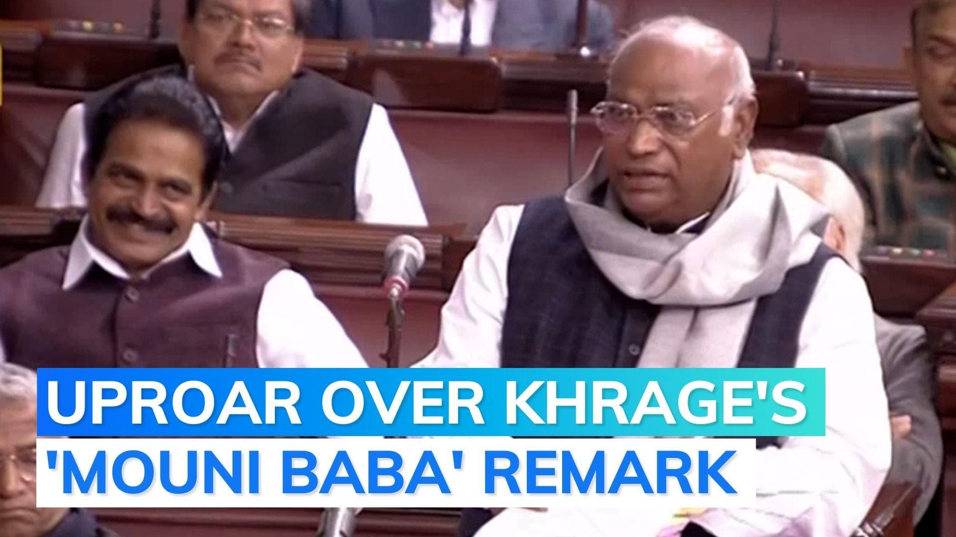 High drama in Rajya Sabha over Mallikarjun Kharge's remark, BJP trains gun at Opposition